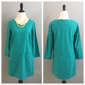 J. Crew Factory draped shift dress